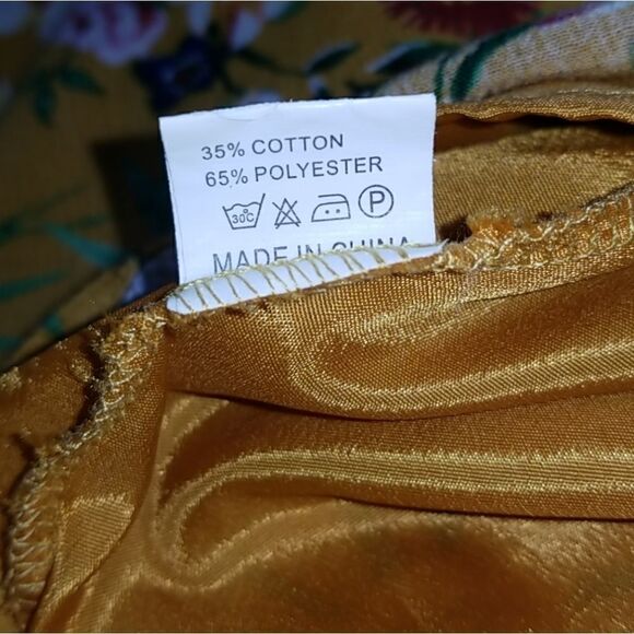 Yellow Floral Mini Dress  - Picture 8 of 8